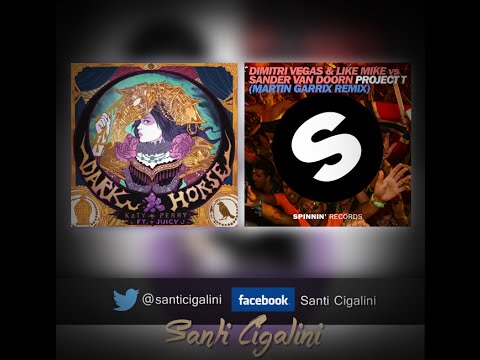 Katy Perry ft. Juicy J - Dark Horse .vs. Project T - Martin Garrix Remix (santicigalini Mashup)