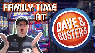 DAVE & BUSTER'S Arcade Fun Time with Retro Bliss and Family!