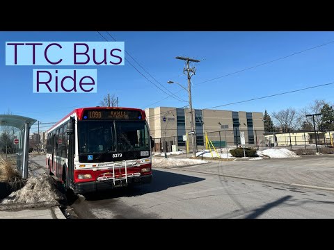 Toronto TTC 109B Ranee Bus Ride - Full Route Southbound 3/10/2025