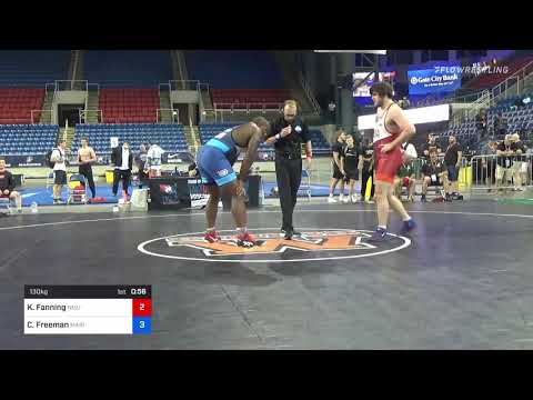 130 Kg Rr Rnd 5 - Keaton Fanning, NMU-National Training Center Vs Courtney Freeman, Marines 7050