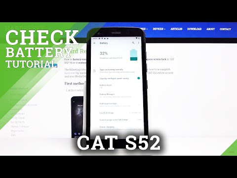 How to Activate Battery Percentage in CAT S52 – Show Battery Info