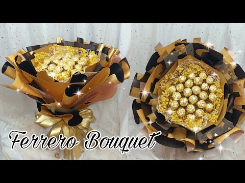 Easy Ferrero Rocher Bouquet Diy / Easy Chocolate Bouquet Tutorial