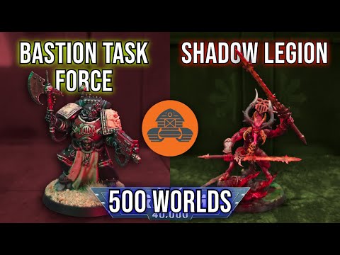 500 Worlds Planetary Bombardment: Black Templars vs Chaos Daemons | Warhammer 40,000 Battle Report