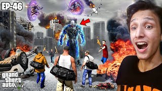 FRANKLIN FIGHT DARK FORCE OF NEMESIS & SERBIAN DANCING LADY IN GTA 5 | DARK VERSE GTA 5 EP-46