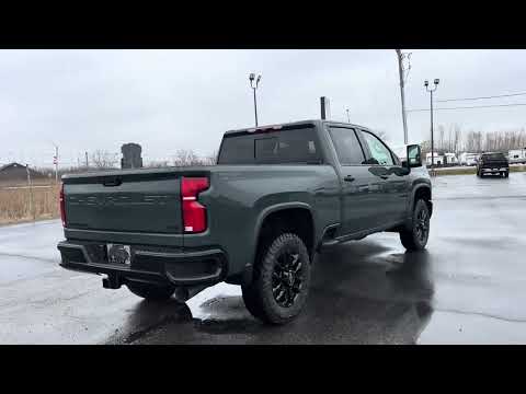 2026 Chevrolet Silverado 2500HD 4WD Crew Cab Standard Box LTZ in Gray for sale at Lally Chevrolet Ltd. in Tilbury, ON