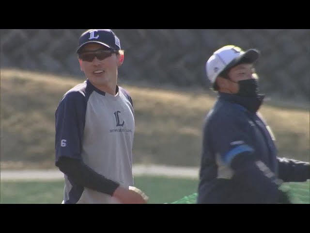 【春季キャンプ】早い!! 上手い!! 無駄がない!! ライオンズ・源田壮亮の流れるような守備 2022年2月4日 埼玉西武ライオンズ
