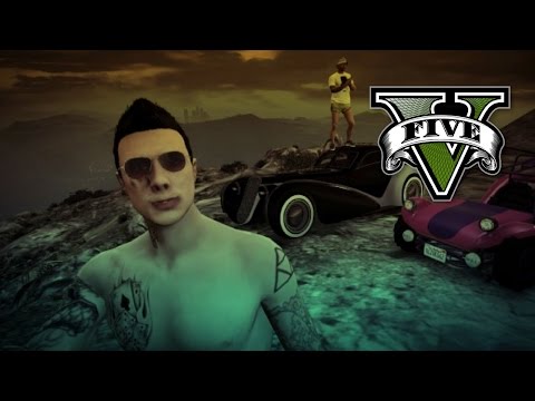 GTA 5 Online Funny Moments: Chilliad Downhill Challenge w/ Angus