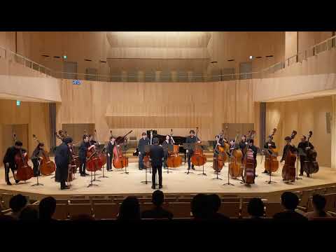 David Funck:Adagio & Allemande from Suite 渡邊章成 指揮  渡邊章成 &桐朋コントラバスアンサンブル