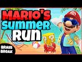 🌞 Mario's Summer Run 🌞 | Fitness Run | Brain Break | Mini-Games | GoNoodle Inspired