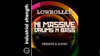 Video thumbnail for NI MASSIVE - Lowroller Drum's n Bass - NEW SAMPLE PACK OUT NOW! by Industrial Strength Records