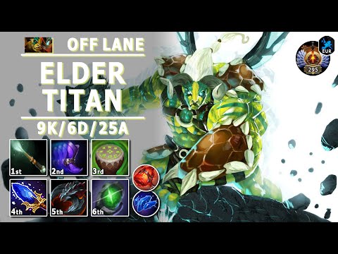 Elder Titan Off Lane | 7.32b | Pos 3 ET Play | Dota 2 Immortal Gameplay