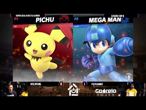Super Local 2019 - OeS| RFang(Pichu) VS FS| Peabnut(Megaman) - L. Top 8