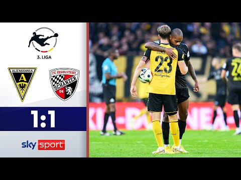 Aachener Blitzstart reicht nicht! | Alemannia Aachen - FC Ingolstadt 04 | Highlights - 3. Liga 24/25