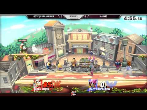 Smash 4 Versus Weekly 10/15/15 - Winners R2 - 8Bitman (Jigglypuff/Diddy) vs Maxxis (C.Falcon/Sonic)