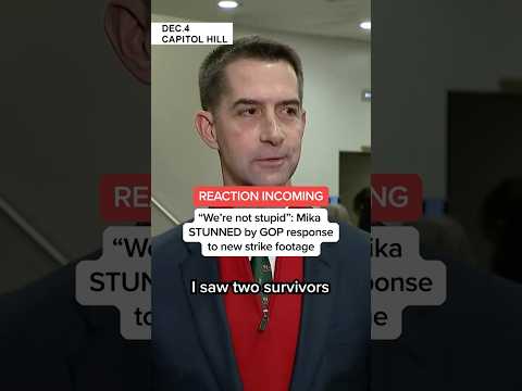 'We're not stupid': Mika STUNNED by GOP response to new strike footage