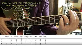 GIANT STEPS Guitar Lesson - How To Play Giant Steps On Guitar - Chords & Melody