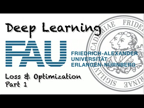 Deep Learning: Loss and Optimization - Part 1 (WS 20/21)