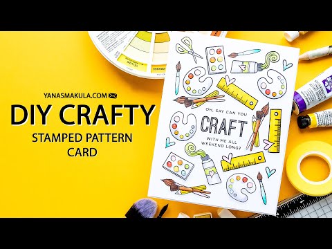 DIY Crafty Pattern Card