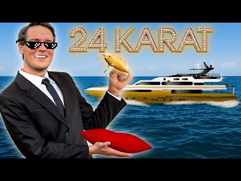 FISHING WITH 24k GOLD LURE - MOST EXPENSIVE LURE IN SWEDEN?