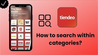 How to search within categories in Tiendeo?