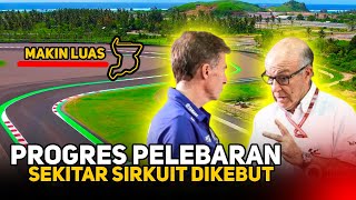 Download lagu PROGRES TERUS TERLIHAT 🔥 PERLEBARAN SEKITAR SIRKUIT MULAI DIGARAP 👏 SAMBUT AJANG MOTOGP 2022 🔥 mp3
