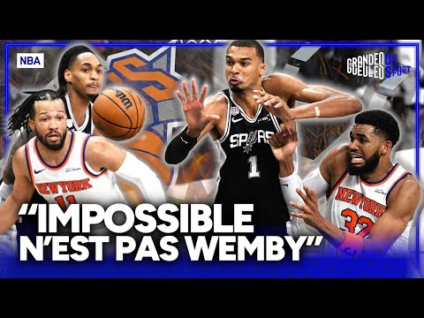 Spurs 104-105 Knicks : “Impossible n’est pas Wemby MAIS là on est dans le dur…” explique Weis