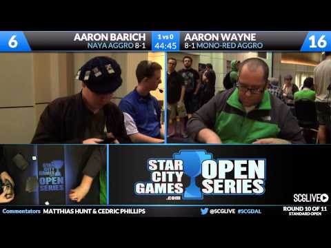 SCGDAL - Standard - Round 10 - Aaron Barich vs Aaron Wayne