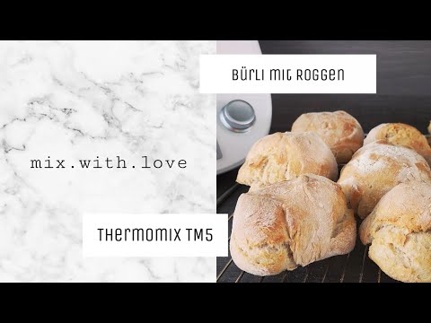 Perfekte Brötchen/ Bürli mit Roggen 😍 Thermomix TM5