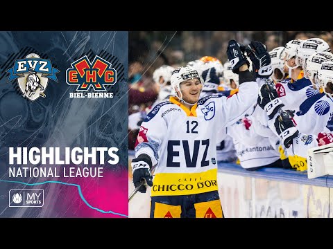 Zug vs. Biel 4:3 – Highlights National League