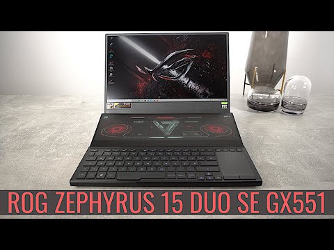 ASUS ROG Zephyrus Duo 15 SE GX551 - RTX 3080 Gaming Notebook mit Ryzen 9 CPU und zwei Displays