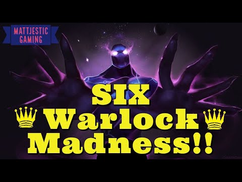 6 Warlocks Auto Chess Funny Moments Fun Build Viewer Challenges Only Ranged | Mattjestic Gaming Video