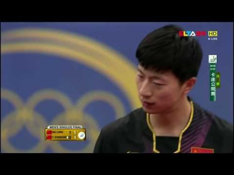 2016 Qatar Open (Ms-Final) MA Long vs FAN Zhendong [Full Match/Chinese|HD1080p]