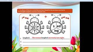 S4-Inflectional Endings Worksheet