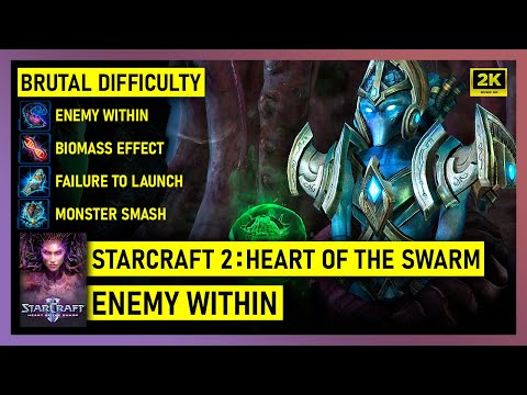 Starcraft 2: Heart of the Swarm - Enemy Within - Brutal - All Achievements & Bonus