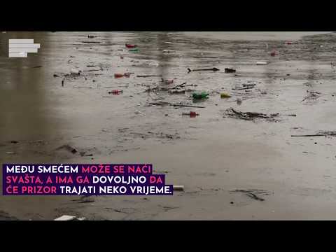 Sa kišom isplivalo smeće, evo kako izgledaju Skaline