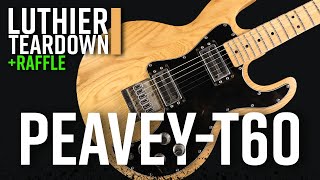 Video thumbnail for Luthier Teardown | 1979 Peavey T-60 - 1st fully CNC made guitar EVER & Full of Surprises pt 1 of 2 by Crimson Custom Guitars