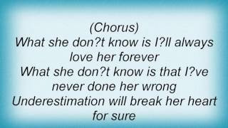 Aaron Watson - What She Don&#39;t Know Lyrics