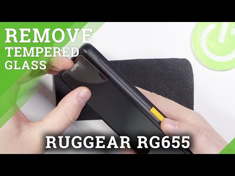 How to Remove Tempered Glass - RugGear RG655