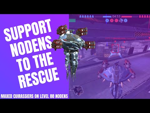WAR ROBOTS NODENS GAMEPLAY | MAXED CUIRASSIERS ON NODENS | NODENS GAMEPLAY ONLY!