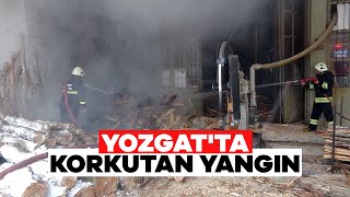 Yozgat'ta korkutan yangın