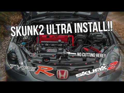 Full Skunk2 Ultra Street Inlet Manifold Install On My Civic Type R EP3!! How To