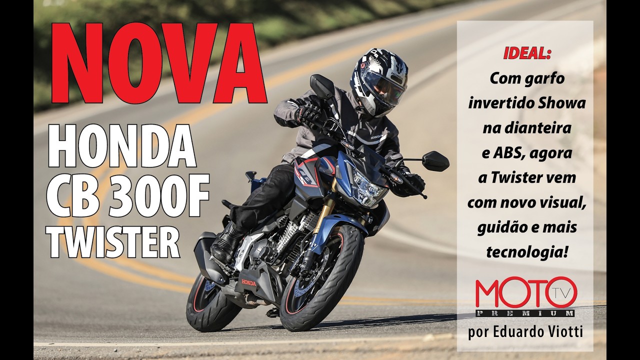 A HONDA CB 300F TWISTER MUDOU BASTANTE PARA 2027! Veja todos os detalhes e preços no vídeo!