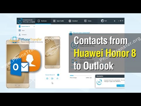 How to Export Contacts from Huawei Honor 8 to Outlook