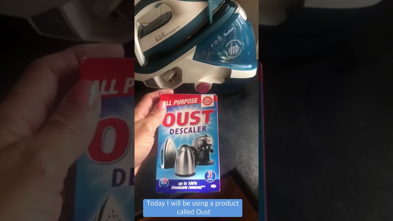 How to descale your steam generator iron