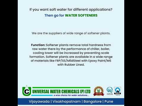 Water Softener Plant Service