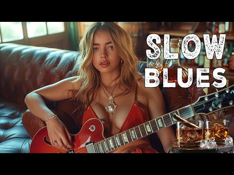 Slow Whiskey Blues | Experience Deep Bluesy Sorrow | Bourbon Blues Music for Positive August Mood