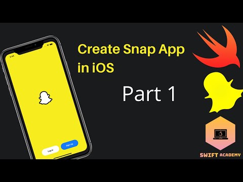 Create a Snap app in Swift | Part 1 | Xcode | iOS Development | iOS Tutorials | iOS Swift Academy