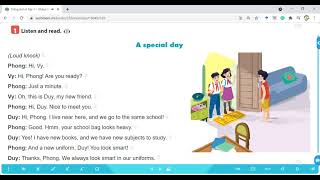 Tiếng Anh 6 Global Success Unit 1 MY NEW SCHOOL GETTING STARTED 1 Listen and read