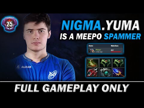Nigma.Yuma is a Meepo Spammer, Master Meepo Level 25 dotaPlus - Full Gameplay Meepo #410