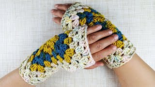 Easy Crochet Mittens Gloves Tutorial For Beginners | Gloves Crochet